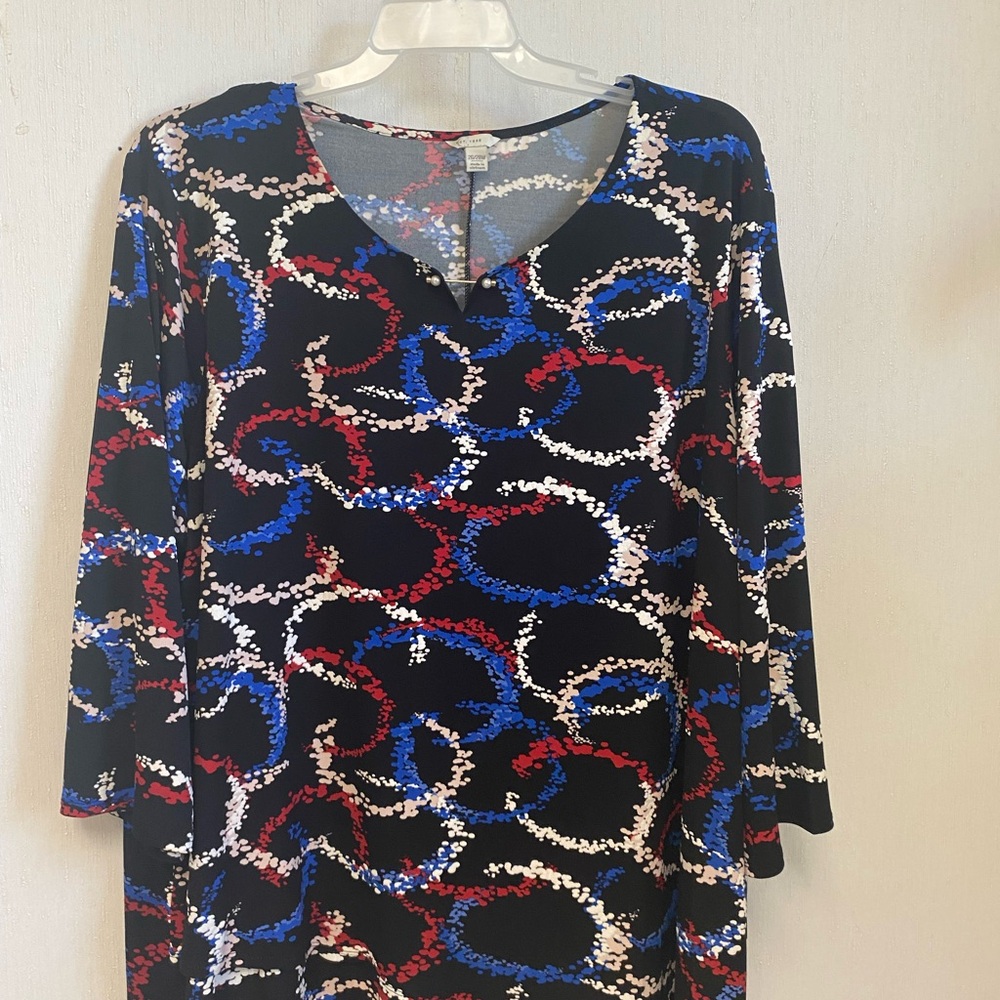 Stylish Women's Multicolor Patterned Top